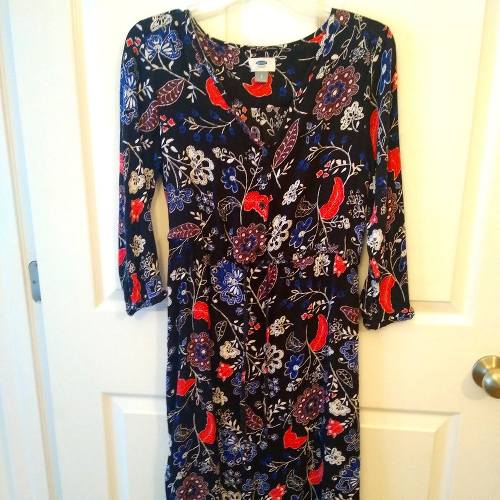 Floral Wilderness Old Navy Dress